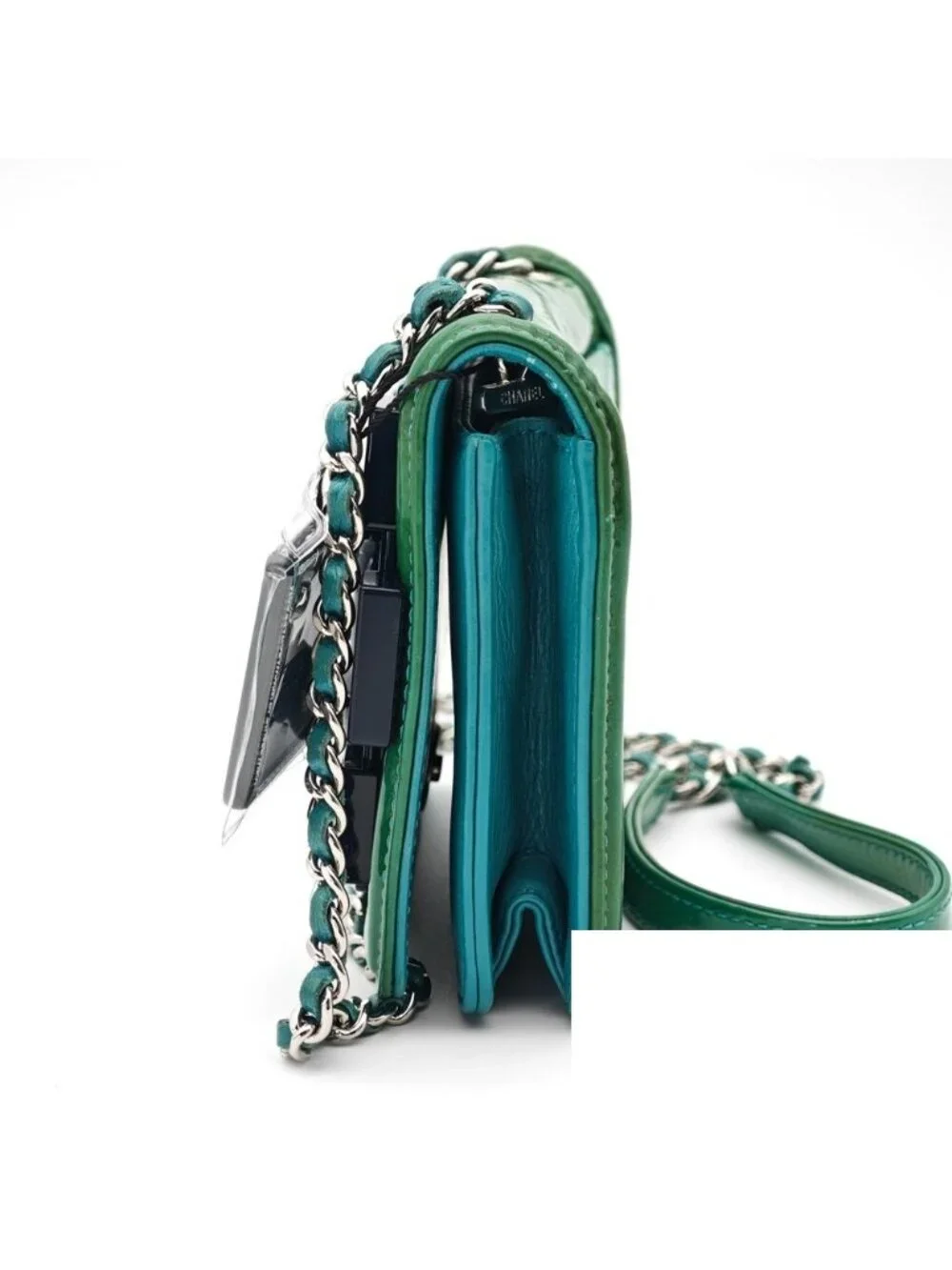 Chanel Patent Leather Shoulder Bag Chain